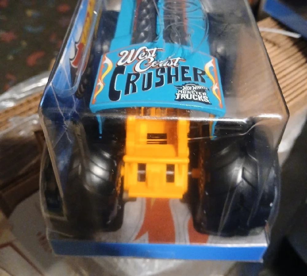 Hot Wheels West Coast Crusher Monster Truck - Blue and Orange